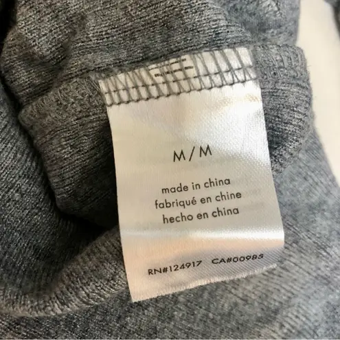 ONIA NWT Geo Knit Long Sleeve Bodysuit Textured Polo Stretchy Light Heather Grey