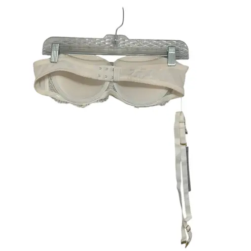 Thirdlove NWT 24/7 Classic Lace Strapless Bra in Ivory/White - Size 38A