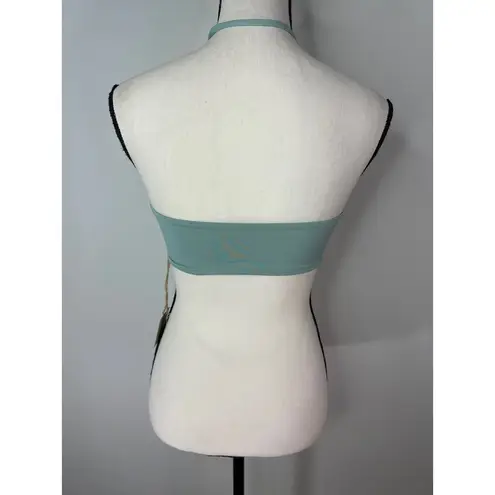 Stone Fox Swim Signature Apex Top in Blue Surf SMALL NWT