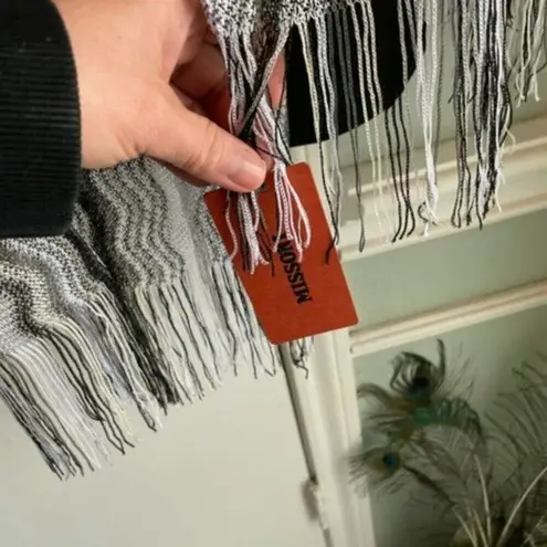 Missoni grey zigzag scarf