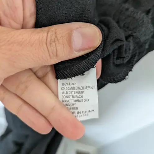 Petal and Pup Black Ayla Linen Jumpsuit Sz Xs