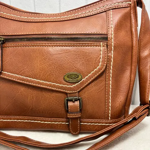 BOC Brown Faux Leather crossbody Bag
