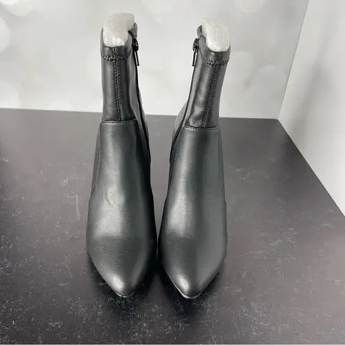 Wild Pair Women’s Becci Sock Booties Black Smooth Sz 7