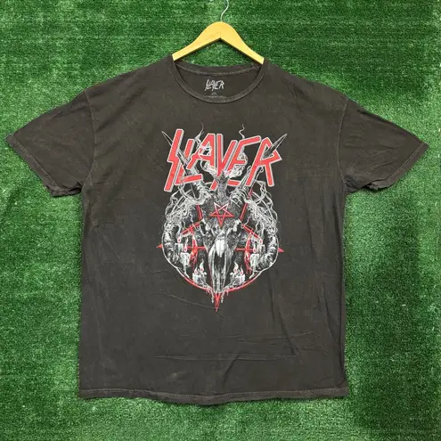 Slayer Demonic Goat Thrash Metal Band Oversized T-Shirt Size Extra Large