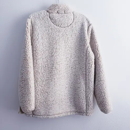 Pink Lily  Sherpa Quarter Zip Long Sleeve Pullover Sweater - Image 5