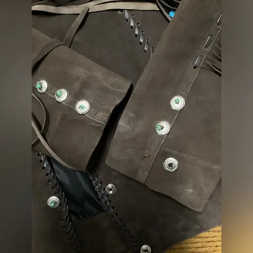 Leather jacket. Size XL. Brown