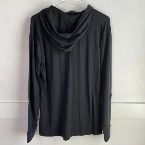 Armada Black Leeta Baselayer Quarter Zip Long Sleeve Shirt Size L