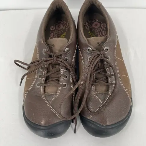 Keen  Brown Leather Presidio Lace Up Shoes Size 8.5