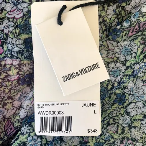 Zadig & Voltaire NWT Betty Mousseline Dress in Jaune