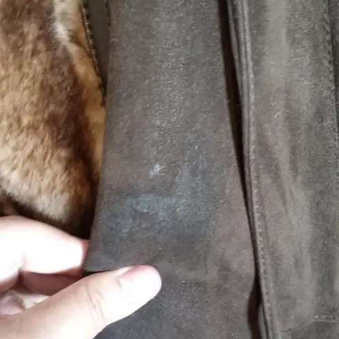 Evoluzione Di Laps Shearling Madecin Italy Vintage Winter Outdoor Size Xl Brown