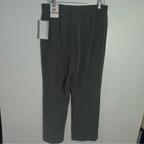 Sag Harbor NWT Women's Stretch Heather Grey Slimming Solution Dress Pants Sz 12