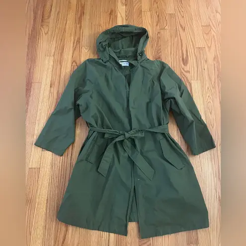 Ava & Viv Forest Green Trench Coat,