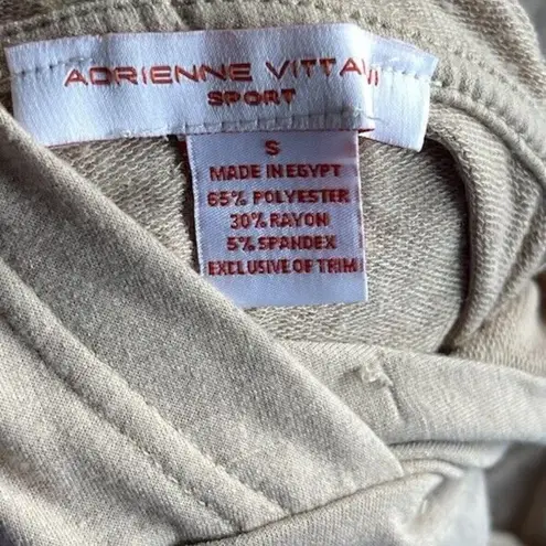 Adrienne Vittadini Vintage Sport Pullover Hoodie Short Fit Sweater Women’s Sz S
