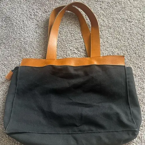 Laurel Busch vintage native horse canvas tote leather straps