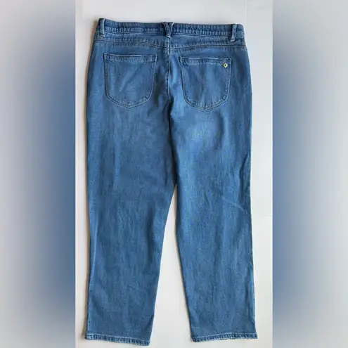 Democracy Absolution High Rise Spliced Lip Seam Straight Leg Jeans Size 14 NWT