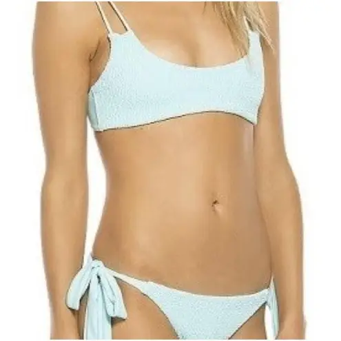 Tori Praver x Target Seafoam Textured 2-piece Swimsuit Geometric Pink Print NEW
