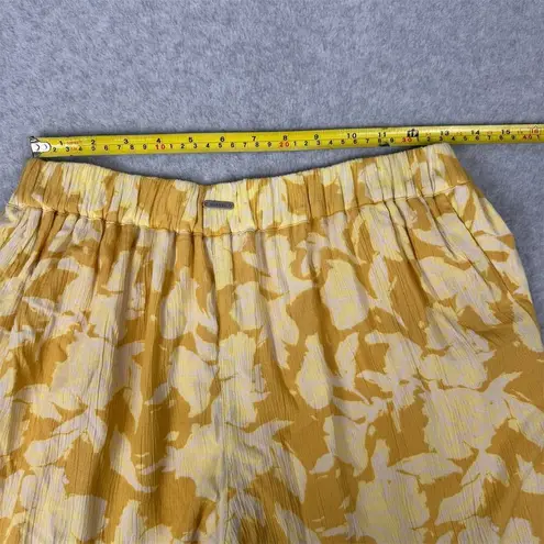 The Normal Brand Women's Pleated Yellow Floral Wide