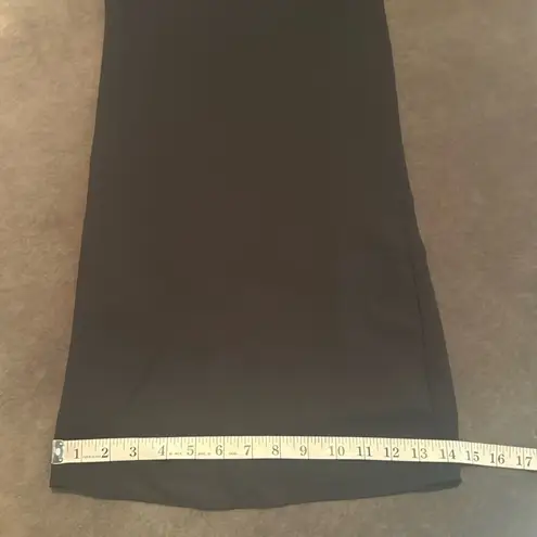 Women’s Black Chiffon 3 Piece Pants Suit Long Lapel Detail Jacket Plus Size 20W