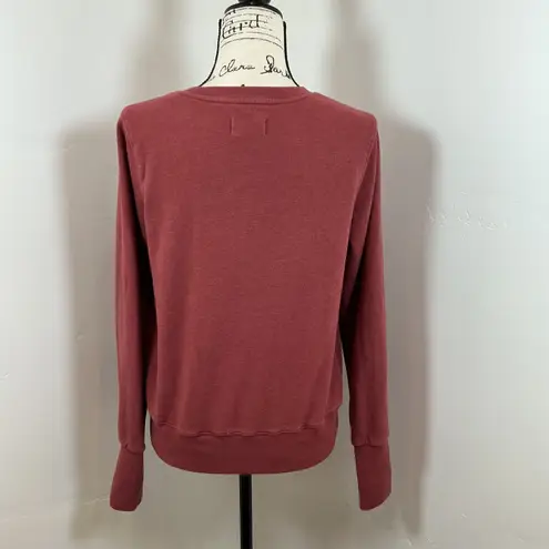 Shyanne Life Sweatshirt Crew Neck Long Sleeve Red Size Medium