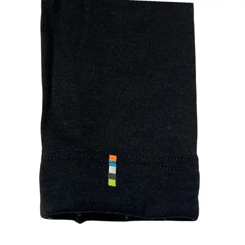 Smartwool Women's Merino Thermal 1/4 Zip Base Layer XL Black Slim EUC - Image 7