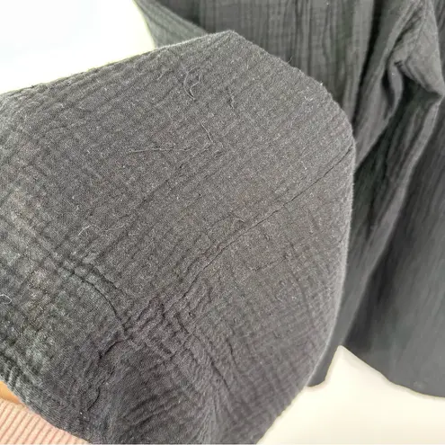 Tavik + Swimwear Bryony Cotton Gauze Jumpsuit Black Size M Size M