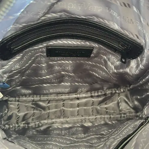 Simply Vera, Vera Wang Vera Wang Faux Snakeskin Black Tufted Quilted Purse, Crossbody Bag, Purse Strap