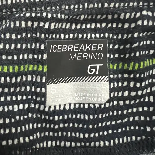 Icebreaker Women's Rush 3/4 Tights Impulse Size S - 97% Merino Wool, 3% LYCRA