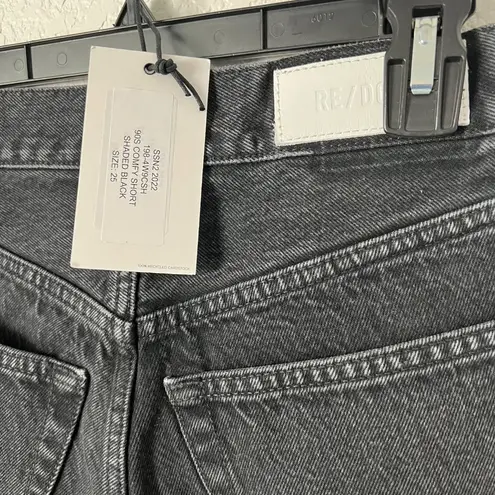 RE/DONE $195 NWT  90s COMFY SHADED BLACK SHORTS SZ 25 - Image 4