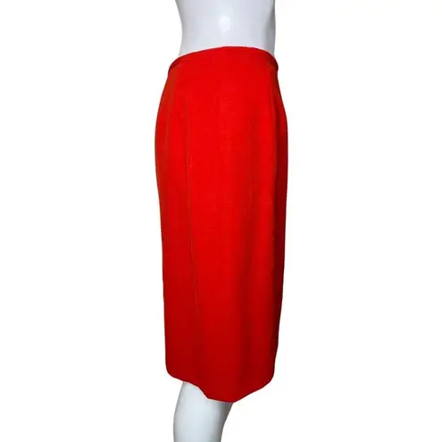 Kasper Skirt Womens 2 Petite Red Pencil Skirt Straight Casual Career Versatile Size 2P