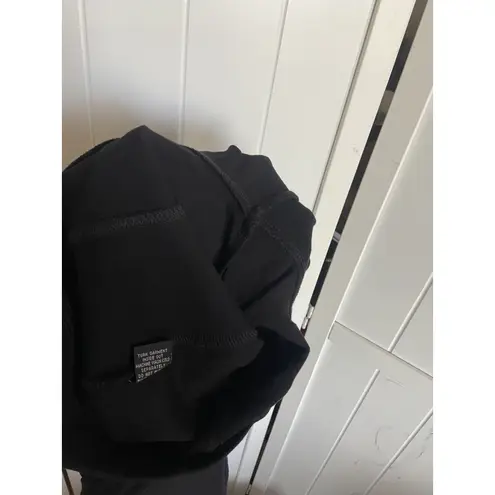 Baccini Womens Pants Sz S Black Stretchy Thick Ponte Knit Rayon Nylon Spandex