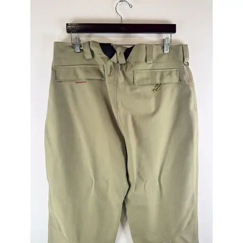 Rossignol Gore Tex Womens Ski Pants Brown Ankle Zip Waterproof Snowboard Large