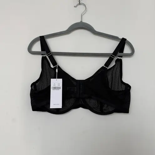 HSIA Enchante Punk Chic Strappy Unlined Balconette Bra Black Size undefined