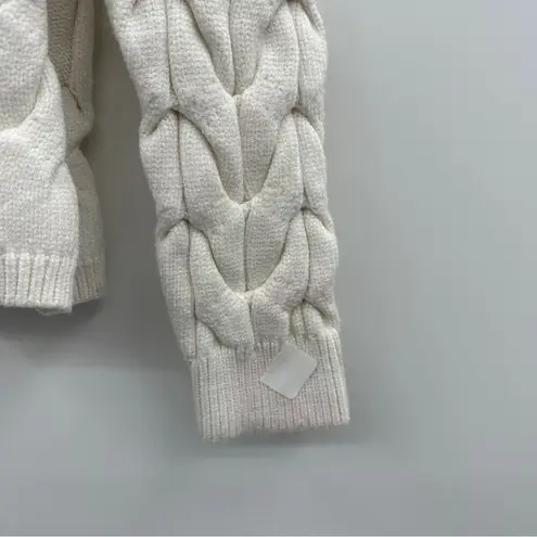 Maje RTR Marnety Button Cable Knit Long Sleeve Button Detail Sweater Sz 1 (S)