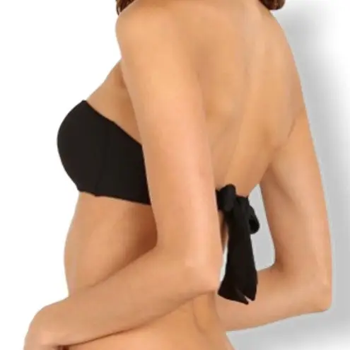 Eberjay Eberjey So Solid Ariel Bikini Top Dark Grey New S