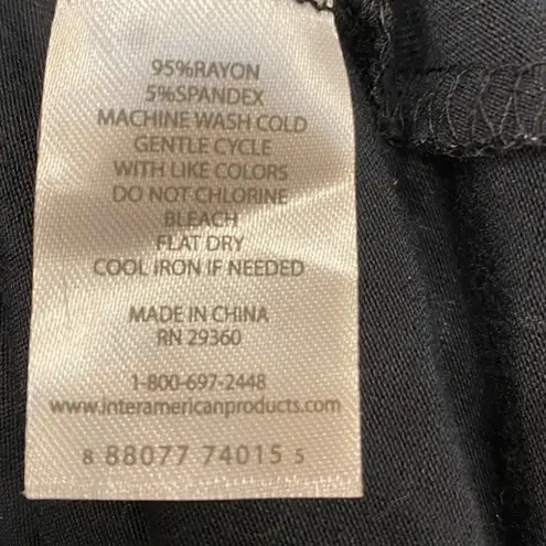 Women's DIP 3/4 Sleeve Swing Dress Black Size XS