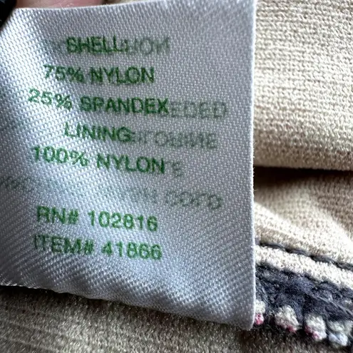 Garnet Hill Signature One-Shoulder Swimsuit Floral One Piece Stretch Fitted 14