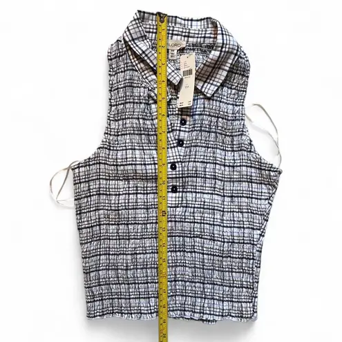 Pilcro Sleeveless Shirred Top XXS Anthropologie