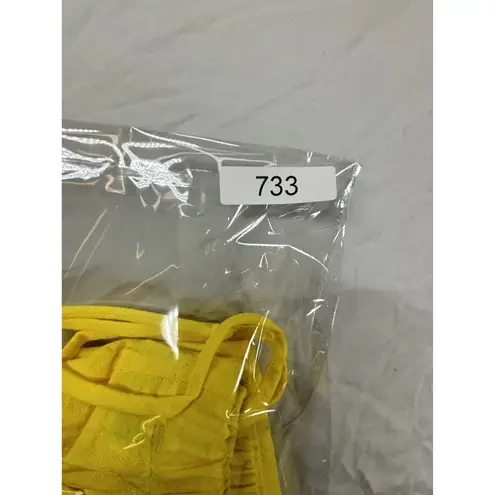 Bay Breeze Yellow Cotton Shorts Womens S Swimsuit Cover Beach Pool Made in USA