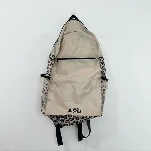 APL All Purpose Packable Backpack Women's Tan Leopard Print Lightweight