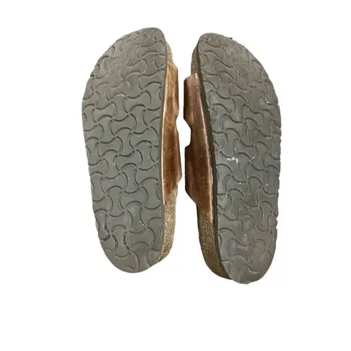 Naot Santa Barbara Colorblock slide on sandals sz 7.5 Blue