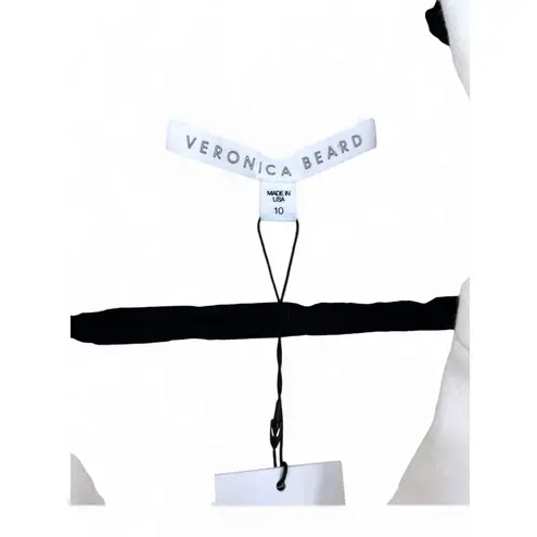 Veronica Beard NWT | 10 | Miller Dickey Blazer Linen Double Breast Women Ivory