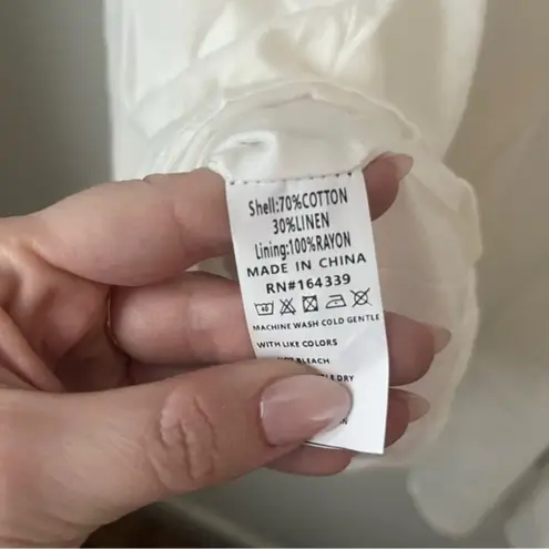 Petal and Pup Rosetta White Strapless Cut Out Midi Dress 16