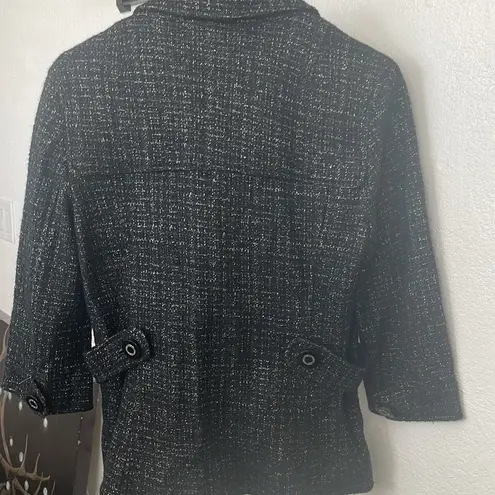 Tory Burch  tweed collard blazer