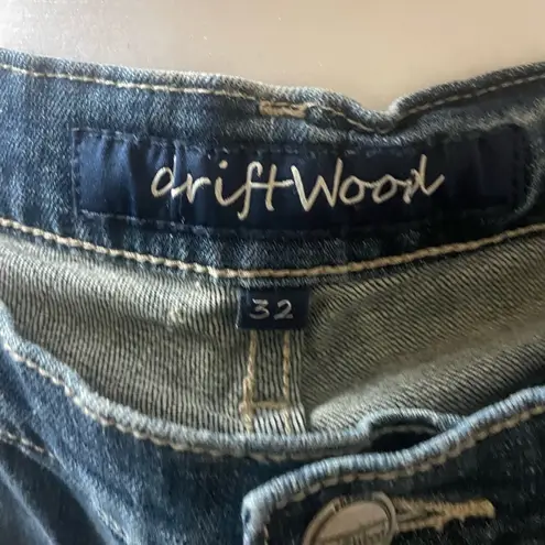 Driftwood Kelly Strawberry Blossom Embroidered Bootcut Jeans