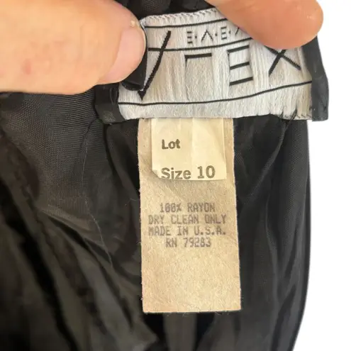 Alex Evenings Vintage Womens Black Velvet Strappy Mini Dress Sz S Whimsigoth