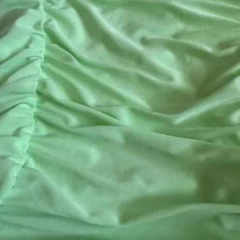 Popular 21 Bright Light Green Sinched Going out top🫧