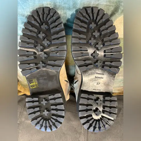 Proenza Schouler ๐๐PROENZA SHOULER Women's Tan Lace-Up Ankle boots ๐ฅพ ๐๐size 37 US 7