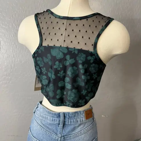 ALBION FIT Albion Swimwear Women’s Maria Crop Top, Sea Petal, XXXL