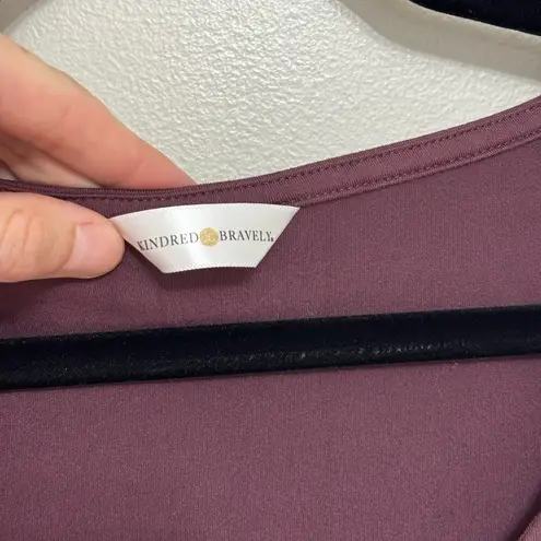 NWT Kindred Braverly Jane Pajama Top in Burgundy Plum