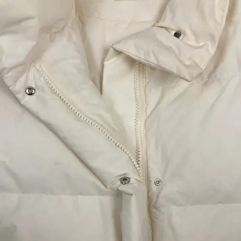 Nap Loungewear Cream Puffer Jacket S White